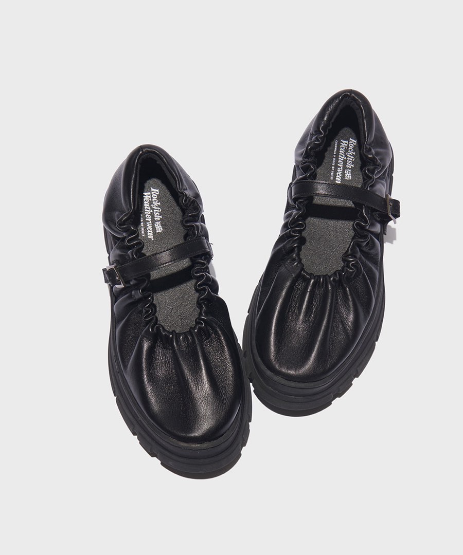 Rockfish Weatherwear Flatform Scrunch Mary Jane, 女裝, 鞋, 波鞋 Carousell