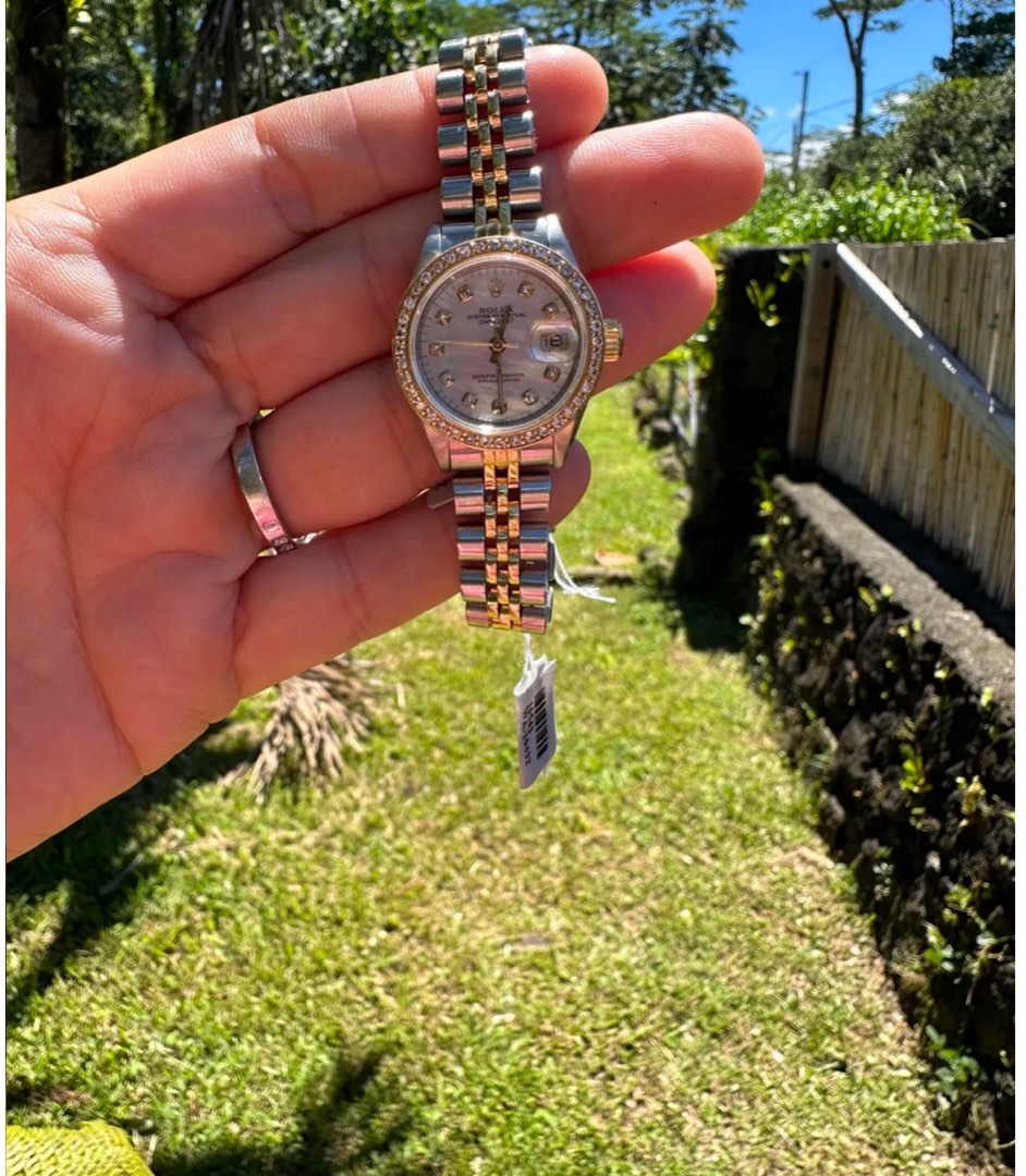 26mm rolex lady datejust on wrist