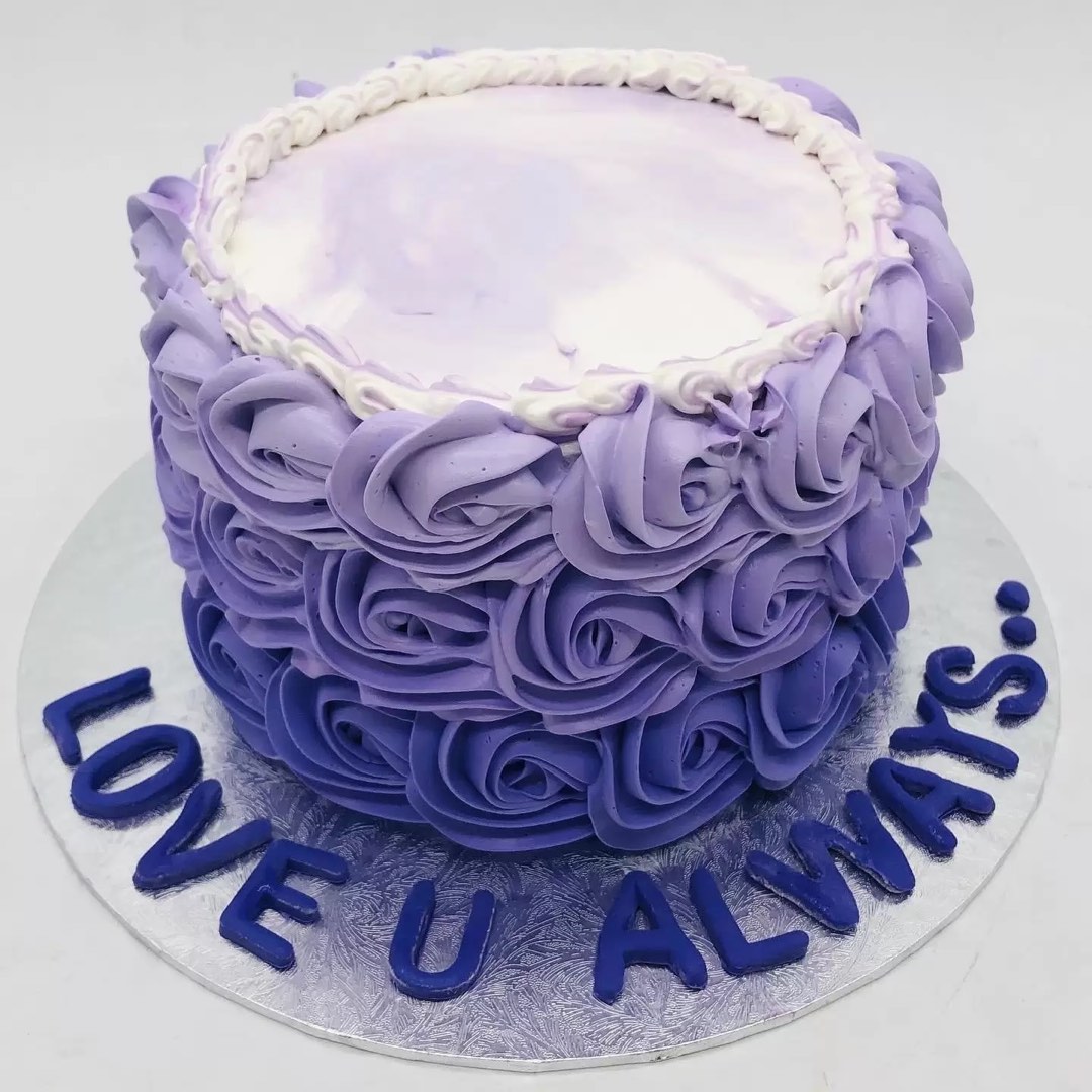 Purple Ombre Cake | Beantown Baker