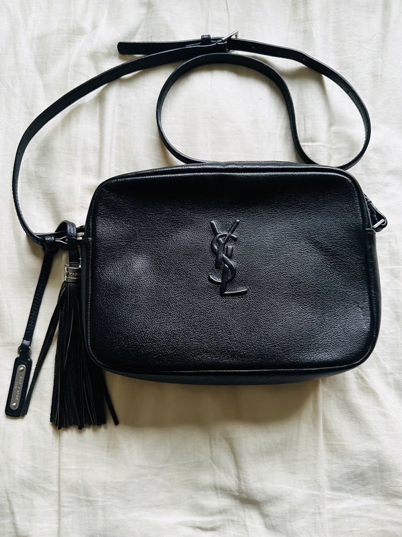 Ysl lou camera sales bag in smooth leather