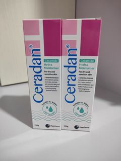 ♥Sale to free up space ♥ ceradan Hydra 150g♥Ceradan ceramide Hydra moisturiser
for dry and sensitive skin 
suitable for babies #body care