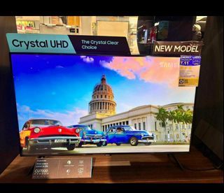 SAMSUNG CRYSTAL 4K UHD SMART LED TV 

➡️UA-55CU7000	 55 inches
✅ ️CASH, 21,400