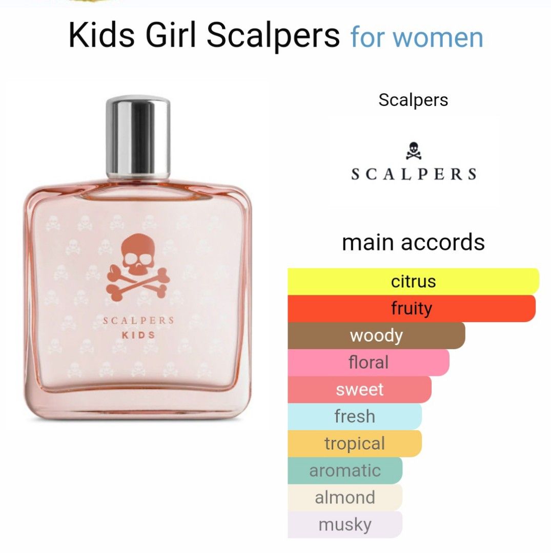 SCALPERS KIDS GIRL Original Parfum, Kesehatan & Kecantikan, Parfum