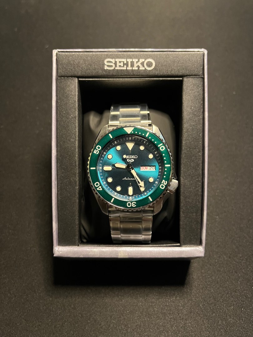 Seiko SRPD61K1 Orologio Analogico Uomo - Automatico, Quadrante Blu, Cinturino In Acciaio, Vetro Minerale - 4