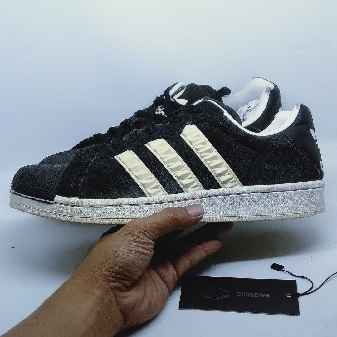Sepatu adidas casual original ultrastar size 40 5 hitam