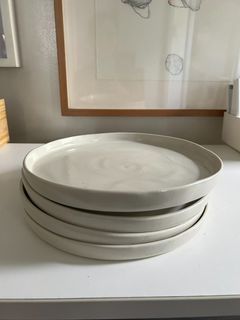 Set of 4PCS Earthenware Wabi Sabi Dinner Plates