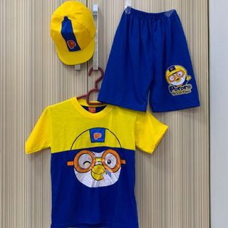 Setelan pororo/baju pororo/baju anak pororo/setelan anak pororo