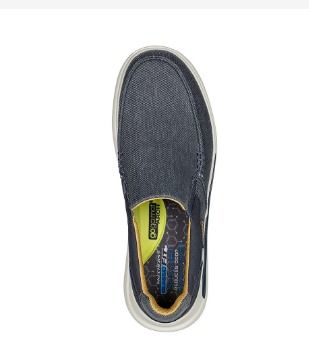 Mens skechers classic fit air cooled sale memory foam