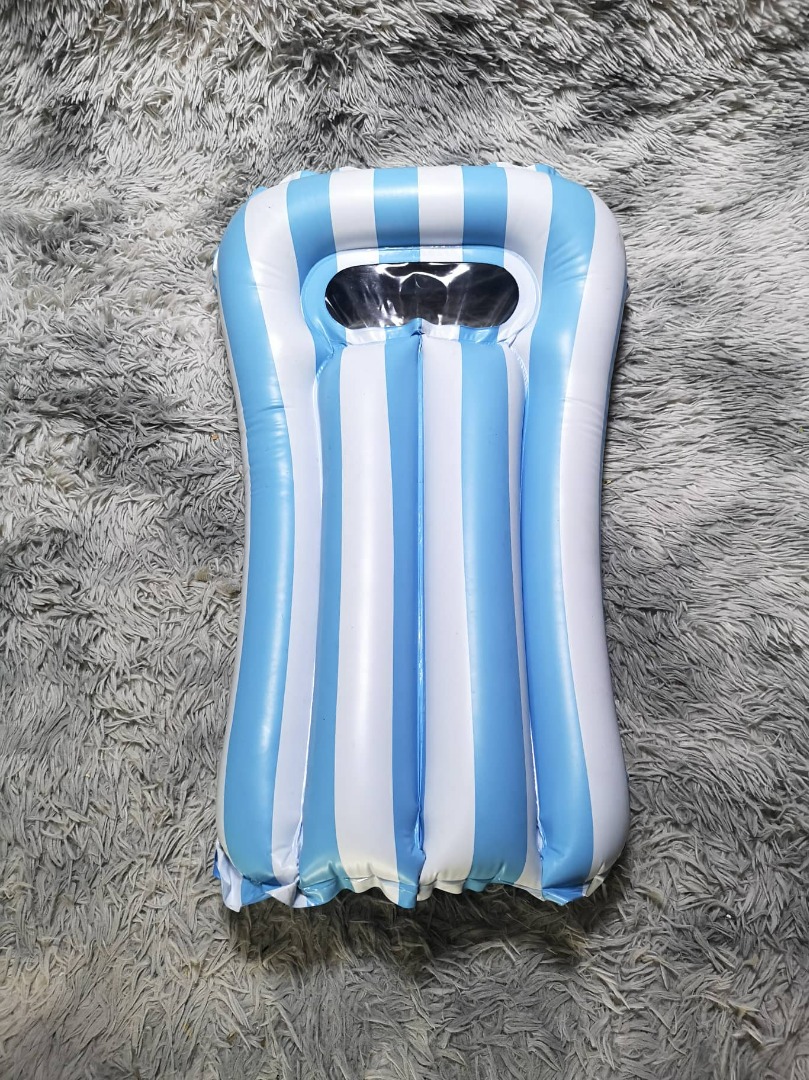 Sky Blue Stripes Inflatable Baby Pool Floats, Everything Else, Others ...