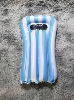 Sky Blue Stripes Inflatable Baby Pool Floats