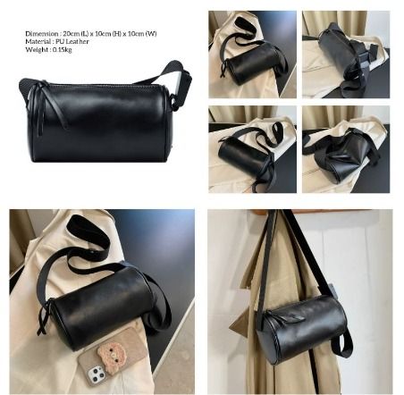 Sling Bag Women Cylinder Bag Shoulder Bag QUEEN351 Women s