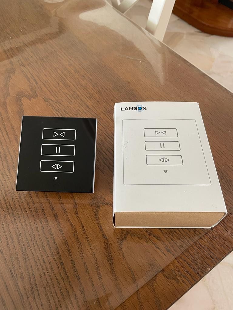 Smart switch (Category: Entertainment Systems & Smart Home Devices) located in Singapore. Submitted by makethisdayy (Listing ID 1255802049, Image 1). Description: Selling 2! 1 With box and 1 without box! Each for $15 Open, Close , Hold feature. Can be used for curtains..