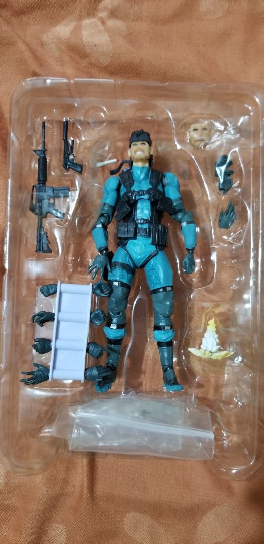 Solid Snake FIGMA 243 bootleg metal gear solid 2, Hobbies & Toys ...
