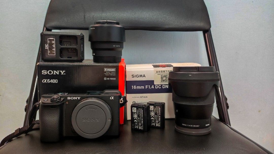 Sony A6400 package, Photography, Cameras on Carousell