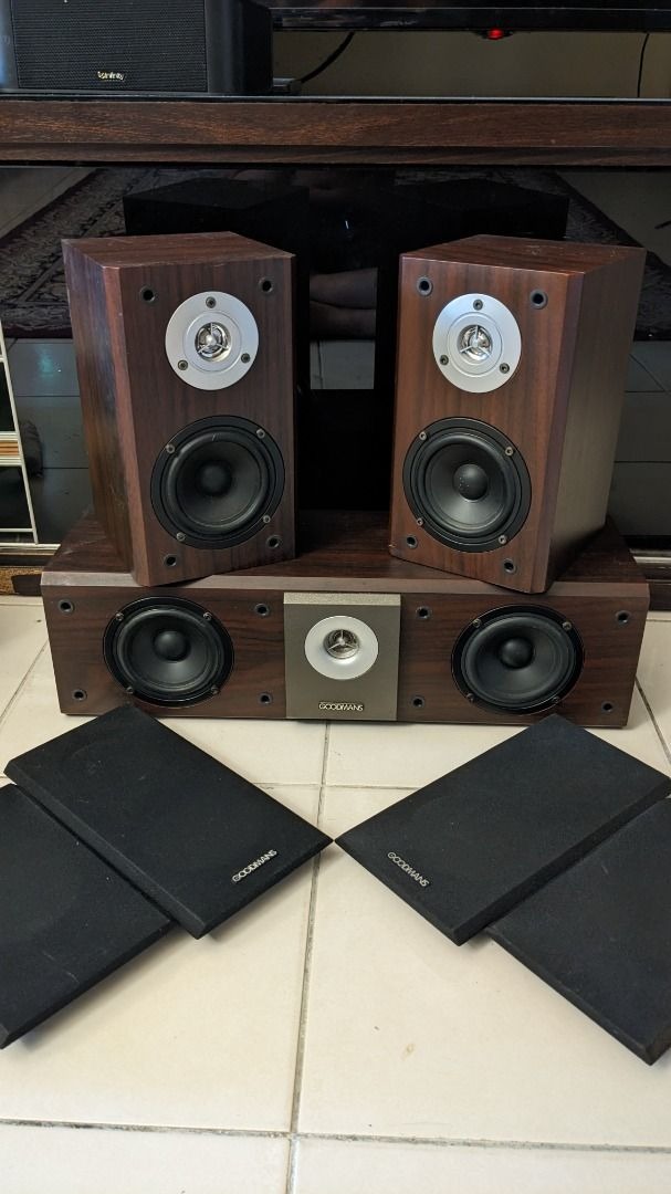Speaker GoodMans 2 Rear and 1 Center, Audio, Soundbars, Speakers