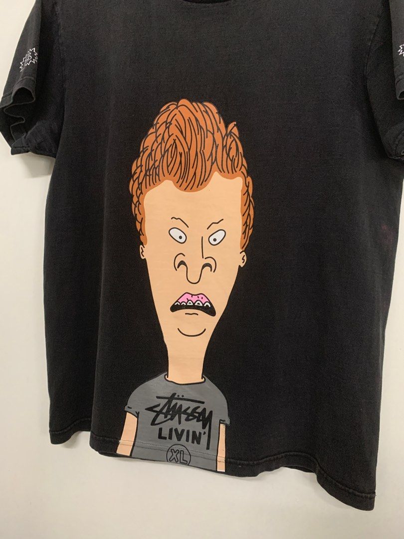 Stussy Beavis Butthead Mtv Ovp Rare Streetwear Skate Tshirt Men s