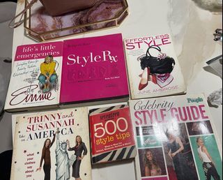 Style and Fashion books 6 books for 400 php 
