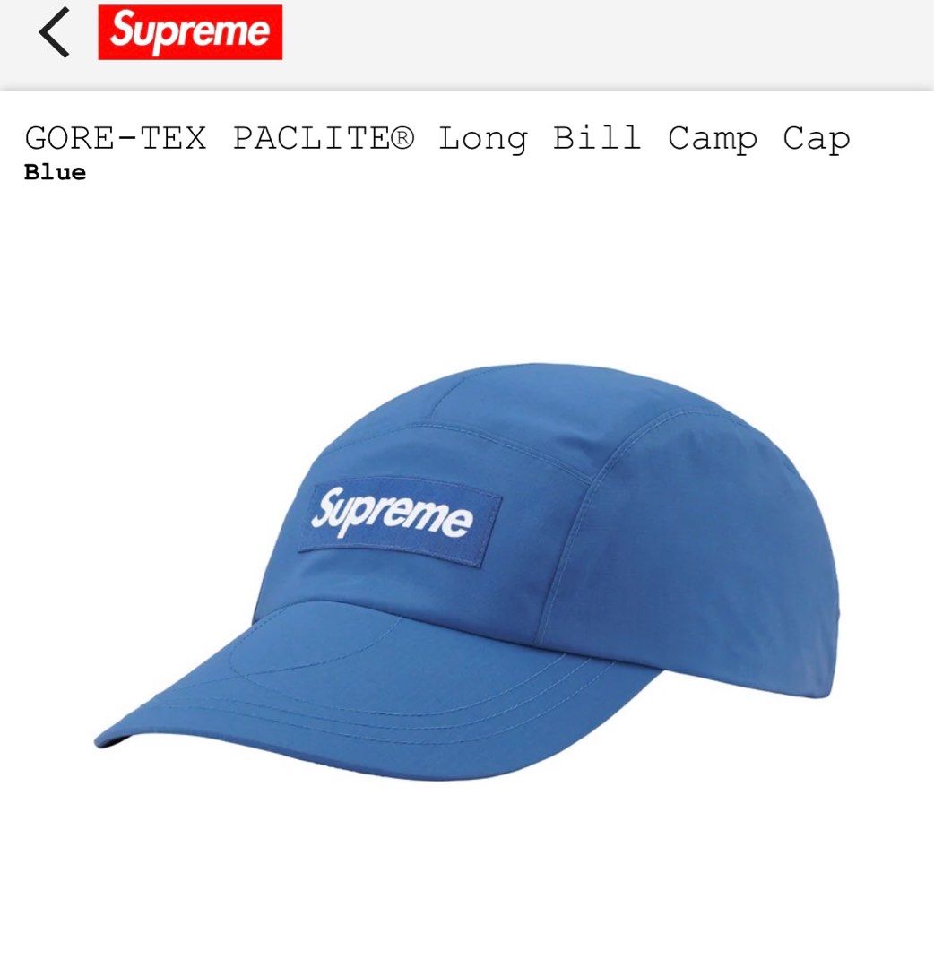 Supreme SS23 Gore-Tex Paclite Camp Cap - Blue