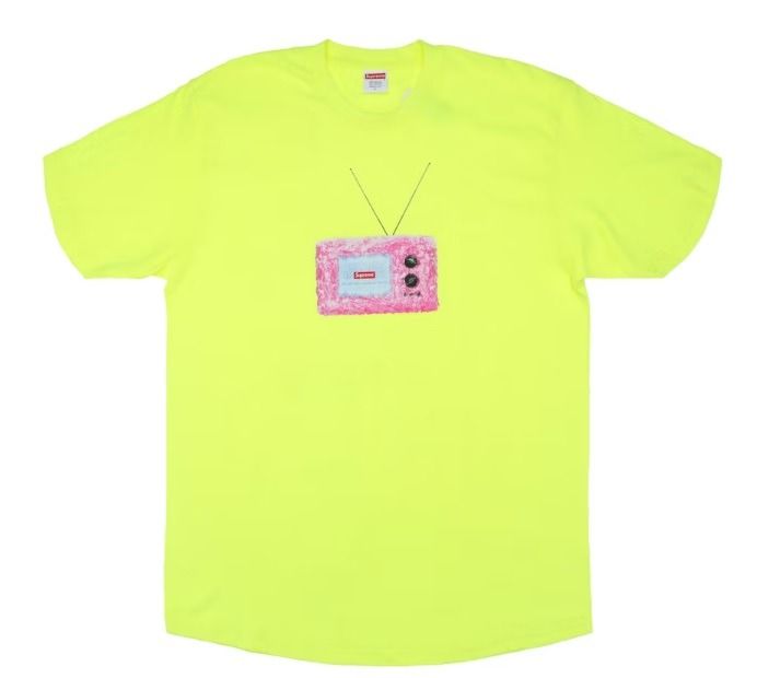 Supreme TV Tee (L size), 男裝, 上身及套裝, T-shirt、恤衫、有領衫
