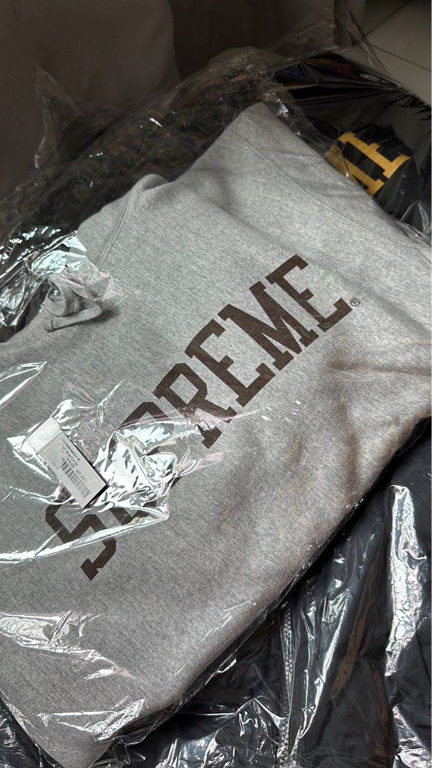 supreme reflective cutout hoodie