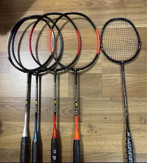 Sweet spot and heavy badminton training racket
