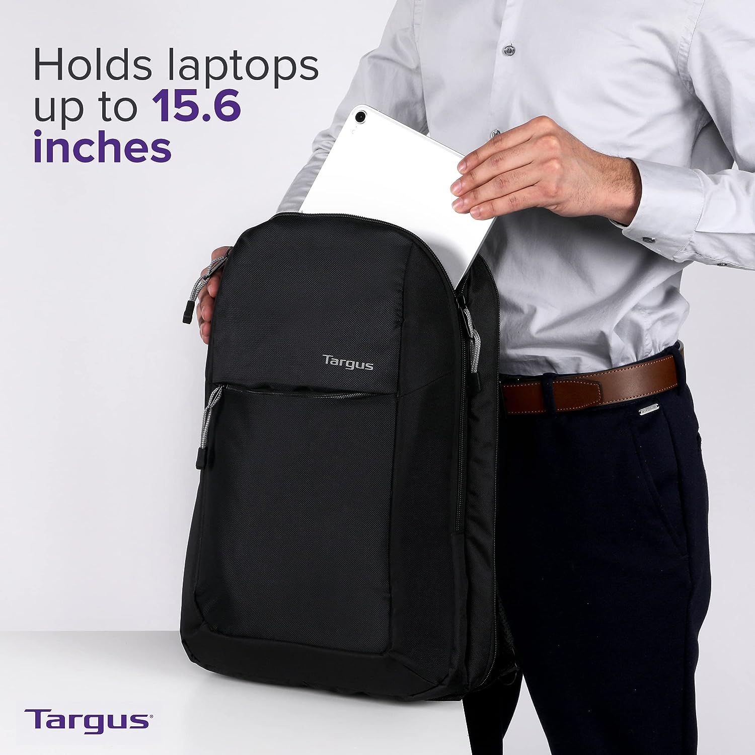 Targus intellect 15.6 laptop backpack black hot sale