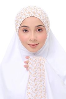 Telekung Siti Khadijah Sari Mas Rona Green Gold