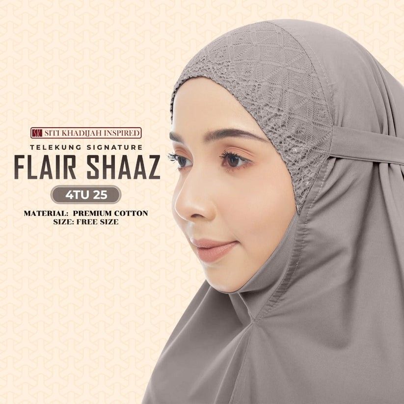 Telekung Siti Khadijah Signature Flair Shaaz FREE Woven bag Women s Fashion Muslimah Fashion Prayer Sets on Carousell