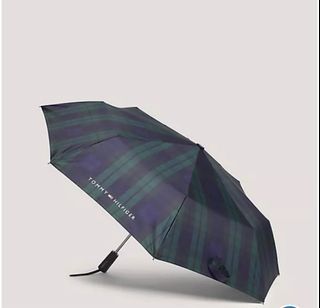 Tommy Hilfiger Logo Black Watch Umbrella