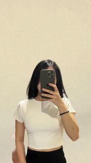 Top crop putih