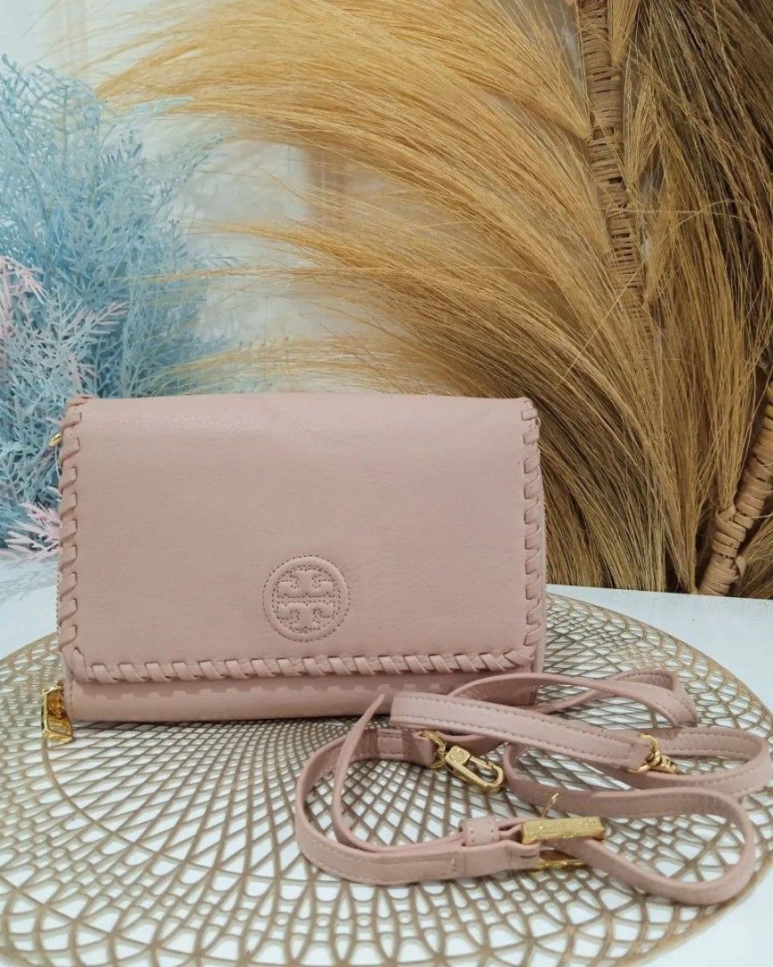 Tory burch marion flat wallet crossbody sales