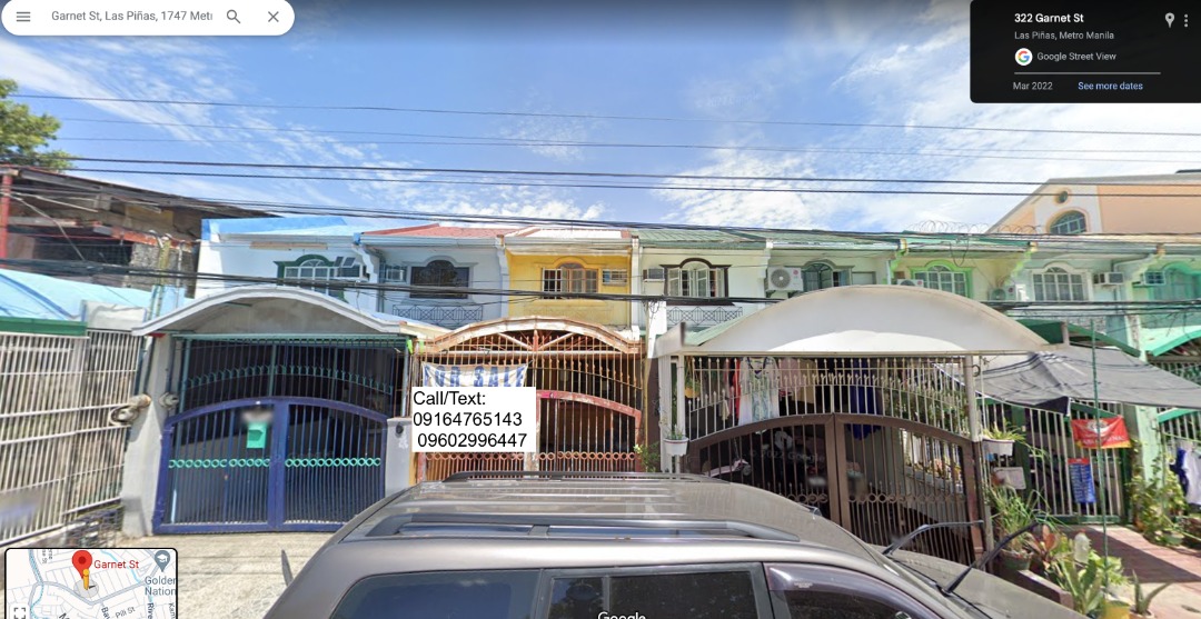 Townhouse For sale at Street, Manuela Homes Subd. Brgy Talon 5