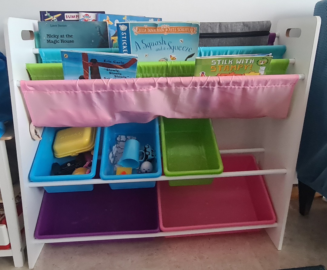Toy storage rack, Furniture & Home Living, Furniture, Shelves,