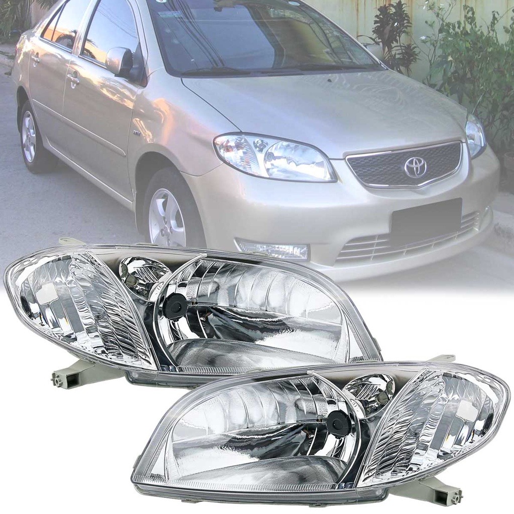 Toyota Vios NCP42 2003 2005 Head Lamp Head Light 1set Left and