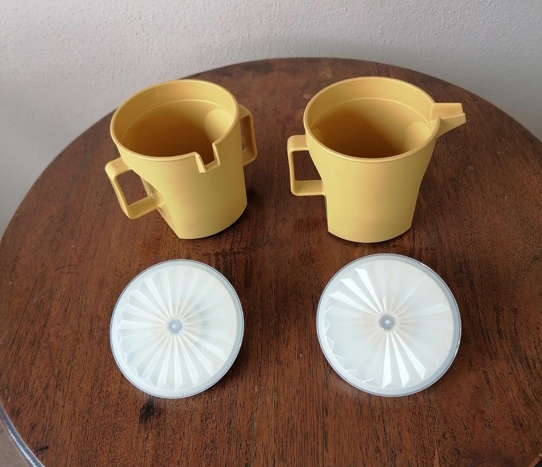 Tupperware Milk and Sugar Set, Furniture & Home Living, Kitchenware ...