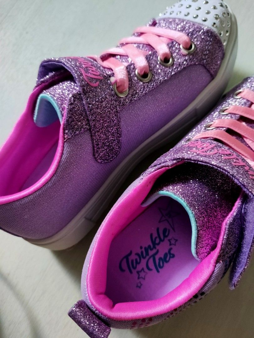 Purple discount sneakers girls