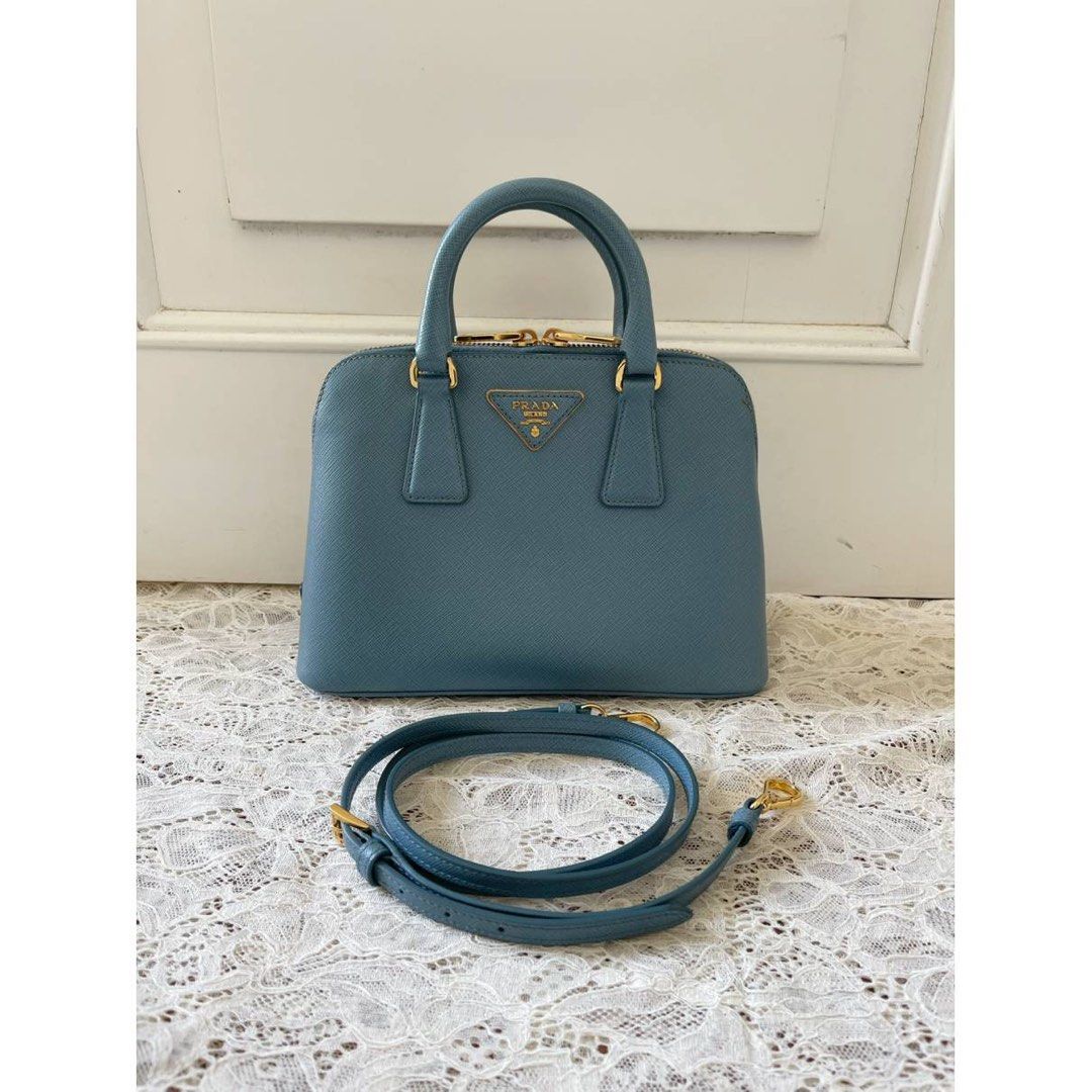 Authentic Prada Promenade Saffiano Mini Leather Bag, Luxury, Bags & Wallets  on Carousell