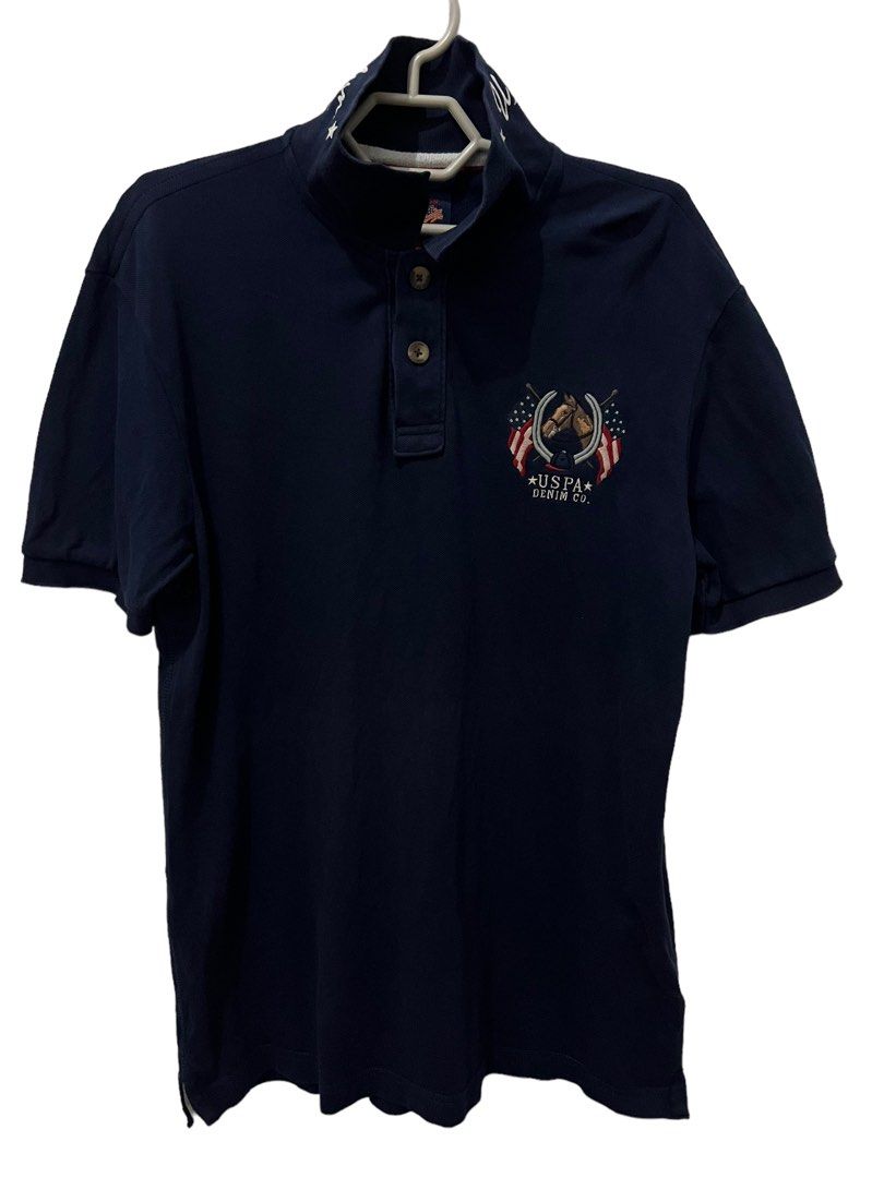 Us polo assn denim co polo tshirt Men s Fashion Tops Sets