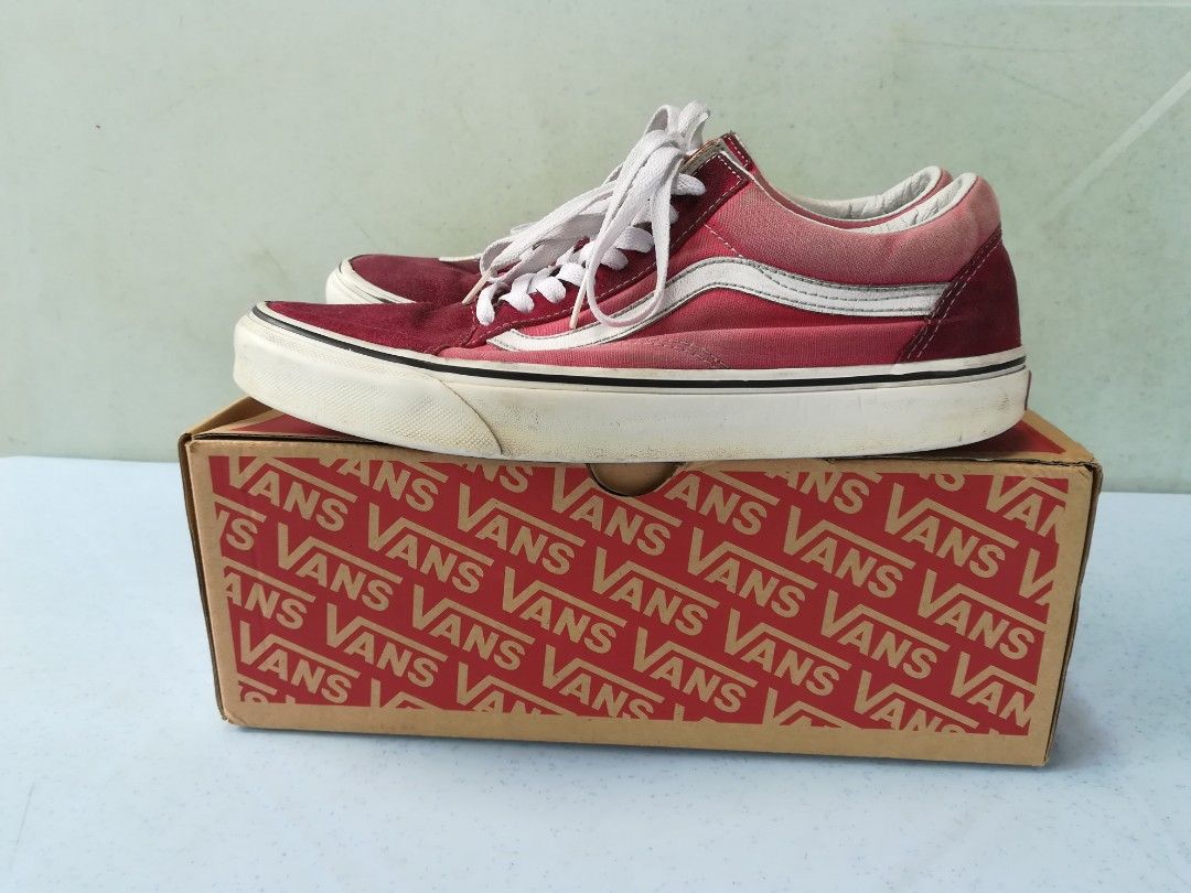 Vans old skool crimson discount