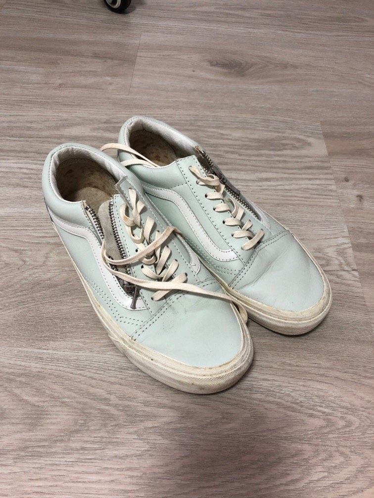 Vans old deals skool leather zip