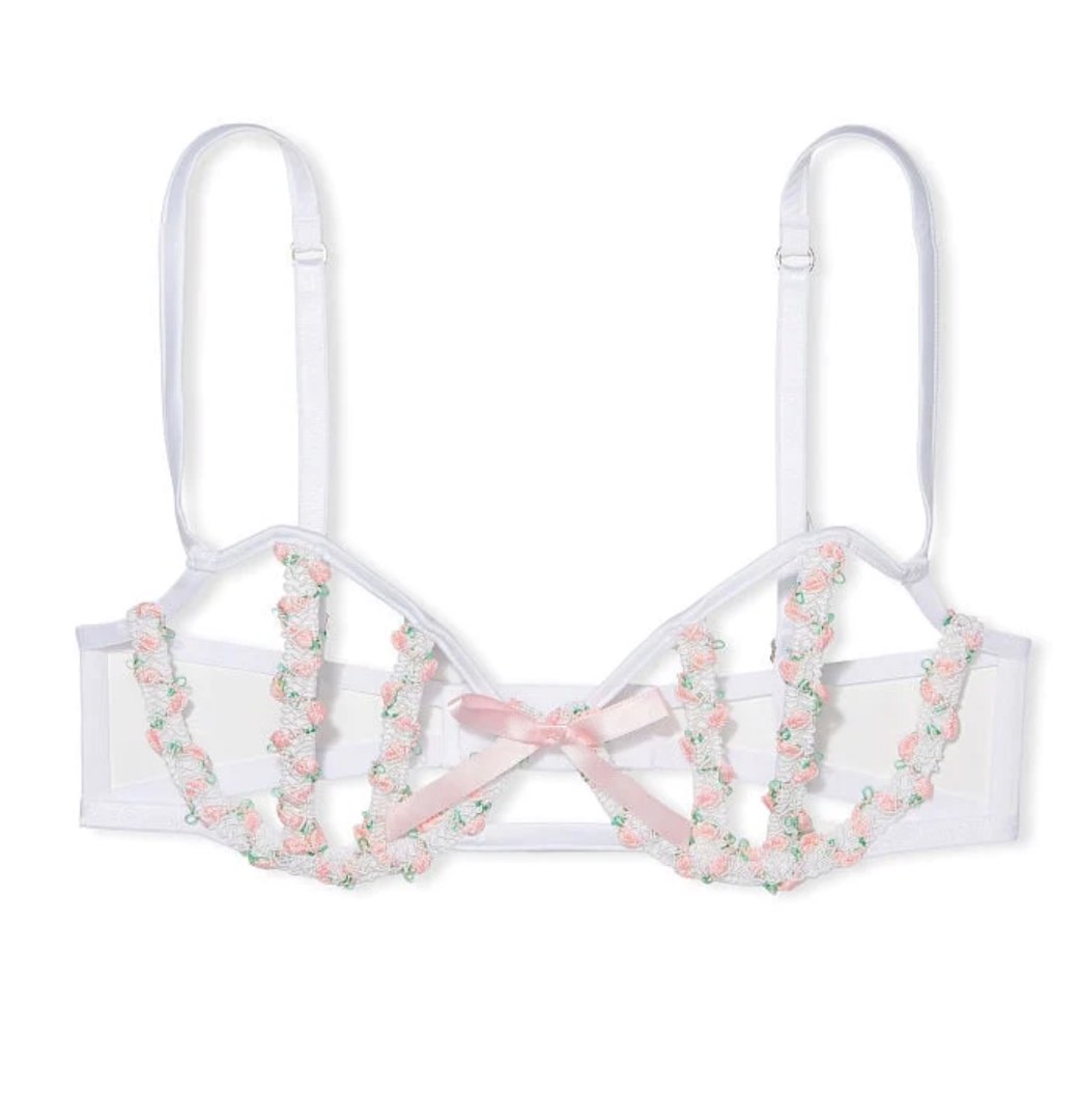 Buy Victoria's Secret White Classic Bow Smooth Full Cup Push Up