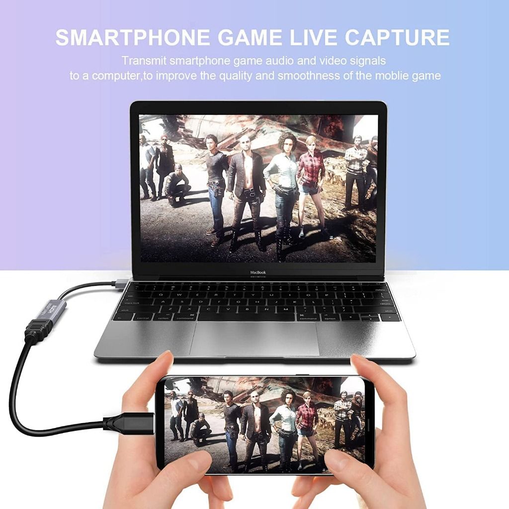 Video Capture Card 4K HDMI Video Capture Device 1080P HD 30fps