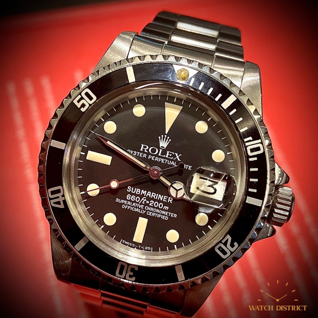 VINTAGE 1979 Rolex Submariner Date 1680 Luxury Watches on Carousell
