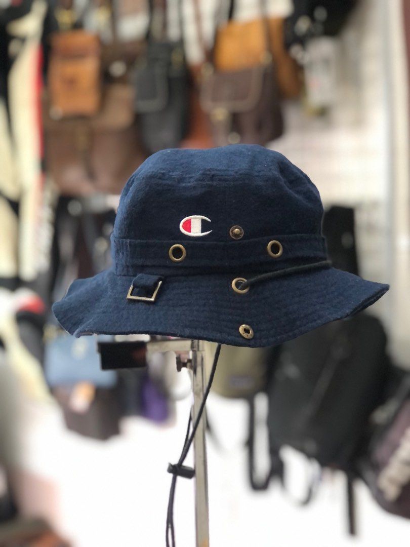 Champion bucket hat with string best sale