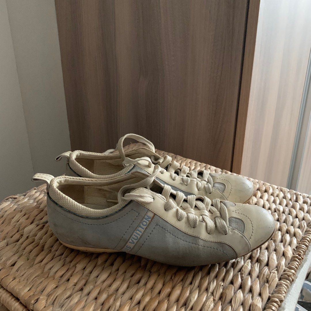 Louis Vuitton Silver Sneakers, Luxury, Sneakers & Footwear on Carousell