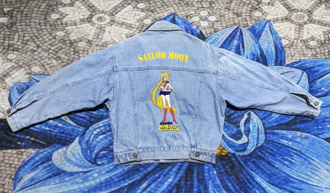Vintage Rare 90's Sailor Moon Angel Bait Richman embroidery Kanji