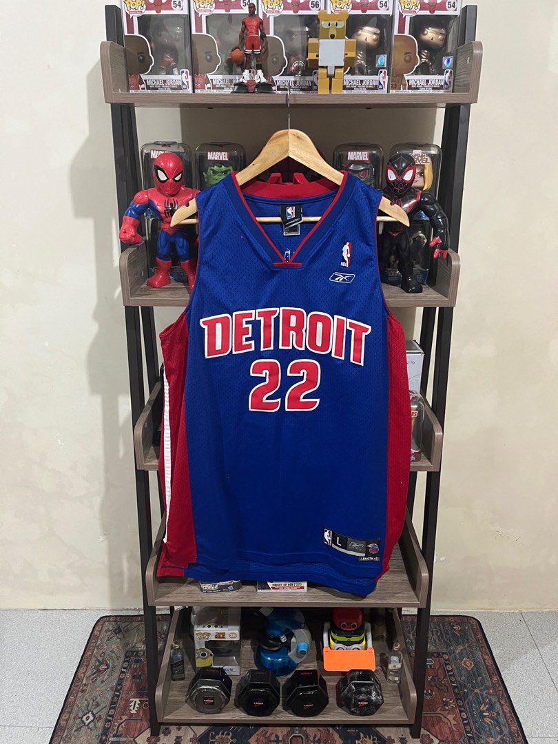  Tayshaun Prince Jersey: adidas Red Swingman #22 Detroit  Pistons Jersey : Sports Fan Jerseys : Sports & Outdoors