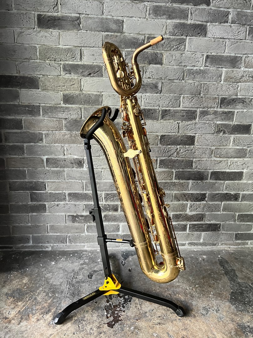 Vintage Purple Logo Yamaha Baritone Saxophone YBS 61