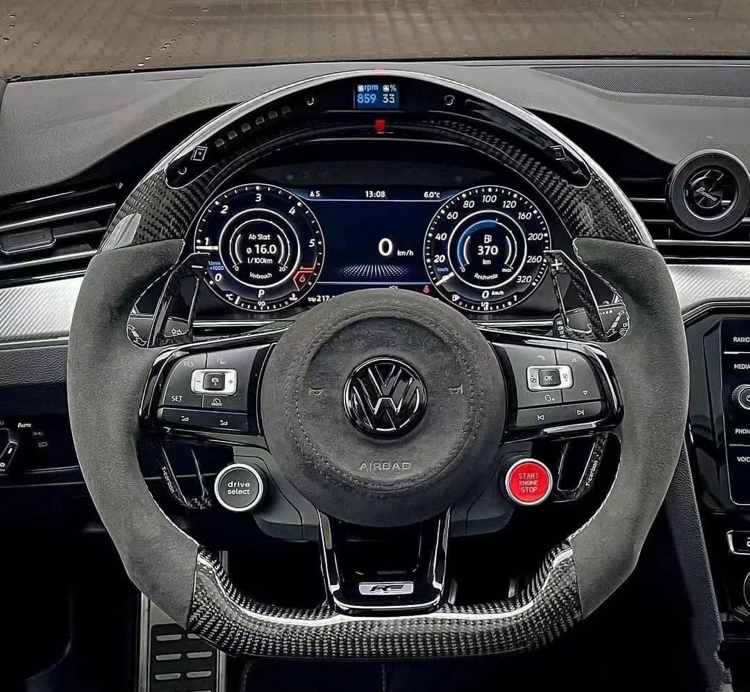 Volkswagen R Line Customize Steering Wheel Car Accessories