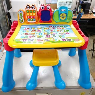 限自取【Vtech 多功能點讀學習桌組 Touch & Learn Activity Desk 兒童互動學習教具】